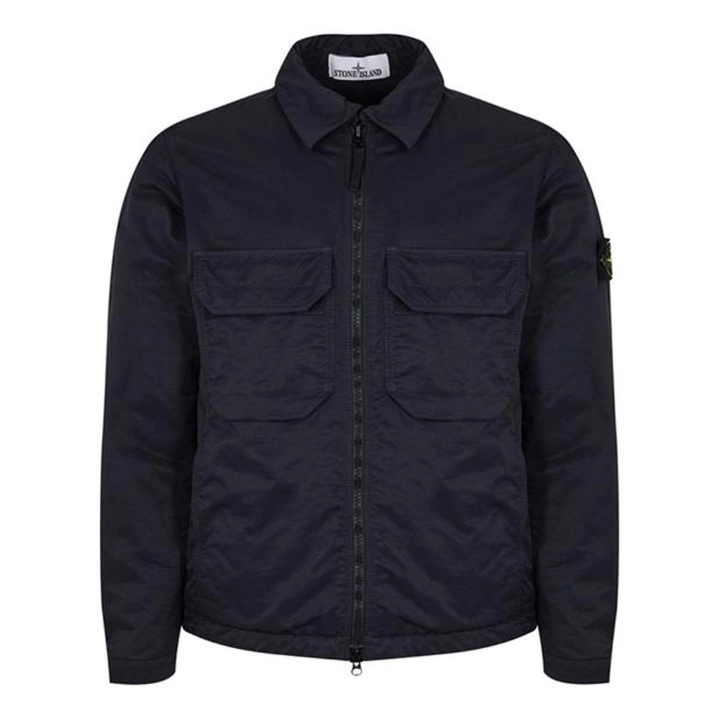 Stone Island Nylon Metal Overshirt - Black